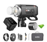 Godox AD400 Pro II AD400Pro II 400Ws Flash with X3-O Trigger for Olympus Panasonic, GN72, 30W Bi-Color Modeling Lamp, 460 Full Power Flash, 0.01-1s Recycle Time, 1/8000 HSS, Freeze Mode