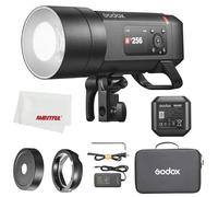 Godox AD400 Pro II AD400ProII 400Ws Outdoor Flash,2.4G Wireless X System,TTL GN87 HSS 1/8000s,0.01s~0.9s Recycle Time,1/1 to 1/512 10 Power Steps(AD400Pro Update)