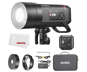 Godox AD400 Pro II AD400ProII 400Ws Outdoor Flash,2.4G Wireless X System,TTL GN87 HSS 1/8000s,0.01s~0.9s Recycle Time,1/1 to 1/512 10 Power Steps(AD400Pro Update)