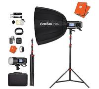 Godox AD400 Pro Portable Studio Flash Light Photography | TTL Flash 400Ws HSS 1/8000s 2.4G Wireless System Strobe, Carry Case + 12 Month Extended Warranty Card 265cm Tripod Lightstand PL90 Softbox