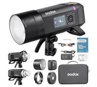 Godox AD400Pro II AD400ProII Outdoor Flash Compatible with Canon Sony Nikon | TTL 1/8000s HSS,2600mAh Battery,460 Full Power Flashes,30W Bi-Colour Modeling Lamp & 16-Colour Indicators
