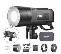 Godox AD400Pro II Flash 400Ws TTL Outdoor Flash Strobe, 1/8000S HSS, 5800K±200K, 21.6V/2600mAh Battery, 0.01-1s Recycle Time, 30W Modeling Lamp Compatible for Canon Sony Nikon Fuji Olympus
