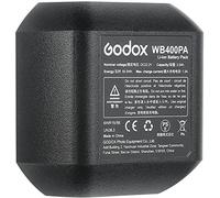GODOX AD400Pro WB400P Original Replacement Spare Battery WB400PA Compatible With Godox AD400 Pro Studio Flash Strobe, DC 21.6V 2600mAh 56.16Wh High Performance Lithium Photo Accessory Accessories