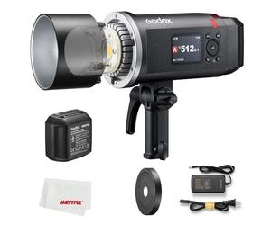 Godox AD600 BM II AD600BM II 600Ws Outdoor Flash,2.4G Wireless X System,TTL GN87 HSS 1/8000s,40W 4800K±300K Modeling Light,0.01s~0.9s Recycle Time,1/1 to 1/512 10 Power Steps (AD600BM Update)