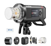 Godox AD600 Pro II AD600Pro II 600ws Outdoor Flash Strobe, 2.4G Wireless 1/8000s HSS Flash Monolight, Powerful Li-ion Battery, 360 Full Power Flashes, 0.01-0.9s Recycling, 40w Bi-Color LED Model Lamp