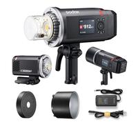 Godox AD600BM II 600Ws Outdoor Flash, Bowens Mount Monolight, GN87 1/8000 HSS, 500 Full Power Flashes, 0.01s ～ 1.9s Recycle Time with 40W Modeling Lamp for DSLR Cameras (Godox AD600BM Upgraded)