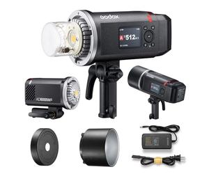 Godox AD600BM II 600Ws Outdoor Flash, Bowens Mount Monolight, GN87 1/8000 HSS, 500 Full Power Flashes, 0.01s ～ 1.9s Recycle Time with 40W Modeling Lamp for DSLR Cameras (Godox AD600BM Upgraded)