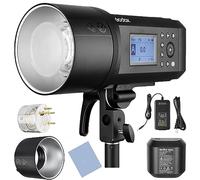 Godox AD600Pro 600Ws 2.4G Wireless X TTL GN87 1/8000s High Speed SYNC Outdoor Flash Strobe Light 28.8V/2600mAh Rechargeable Lithium Battery to Provide 360 Full Power Flashes 0.01~0.9s Recycle Time
