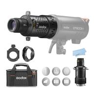 Godox BFP Flash Projection Attachment for Bowens Mount Flash Speedlite, 360° Rotatable Optical Snoot with EF Lens Mount, Compatible with AD600Pro II AD600 Pro AD400Pro AD1200Pro SK400 SK400II MS300