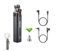 Godox BG02 Battery Grip, 6600mAh 95.04Wh, 160° Tilting Head, 1/4" Threaded Hole for Godox ML and FH Series LED Video Lights and AD200, AD200Pro,AD200ProII,and AD300 Pro Flash