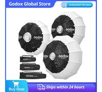 Godox CS-50T 50cm CS-65T 65cm CS-85T 85cm Collapsible Lantern Softbox Quick-install Portable Round Shape Bowens Mount Softbox CS-65T add Skirt