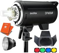 GODOX DP600III 600Ws Professional Studio Flash 0.3-1sec Recycling Time, GN80, 5600K Colour Temperature, 2.4G Wireless X System Bowens S-fit Strobe + Colour Gels + 12 Month Extended Warranty Card