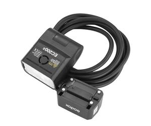 GODOX EC200II 200W Extension Flash Head with 2M Cable Portable Off-Camera Light Lamp Compatible Godox AD200ProII Pocket Flash Speedlite