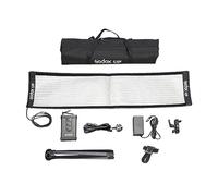 Godox FL150R 30x120cm Slim-Profiled Flexible LED Light Mat CRI 96+ TLCI 98+ Variable Colour-Temperature Bi-Colour Lighting Panel Mains Battery Powered Dimmable Brightness Wireless Control