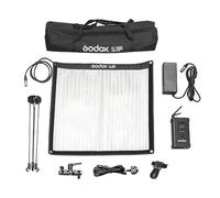 Godox FL150S 60x60cm Slim-Profiled Flexible LED Light Mat CRI 96+ TLCI 98+ Variable Colour-Temperature Bi-Colour Lighting Panel Mains Battery Powered Dimmable Brightness Wireless Control