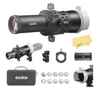 Godox FP-M-19 FP-M 19° Flash Projector for Square Head Flash Speedlite,Built-in 4 Leaf Shutters,360°Rotatable,EF Lens Mount,Attachment for Godox TT685II/TT600/V850/V860III/TT520III/V480/AD200Pro II