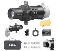 Godox FP-M-36 FP-M 36° Flash Projector for Square Head Flash Speedlite,Built-in 4 Leaf Shutters,360°Rotatable,EF Lens Mount,Attachment for Godox TT685II/TT600/V850/V860III/TT520III/V480/AD200Pro II