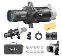 Godox FP-M-50 FP-M 50° Flash Projector for Square Head Flash Speedlite,Built-in 4 Leaf Shutters,360°Rotatable,EF Lens Mount,Attachment for Godox TT685II/TT600/V850/V860III/TT520III/V480/AD200Pro II