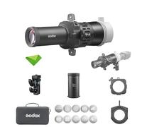 Godox FP-R-19 Flash Projector, Flash Projection Attachment for Round Head Speedlight, EF Mount, 19° Projections Lens, Speedlite Attachment for Godox V100, V1, V1 Pro, AD100 Pro, AD100 Pro II