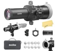 Godox FP-R-19 FP-R 19° Flash Projector for Round Head Flash Speedlite | Built-in 4 Leaf Shutters,360°Rotatable,EF Lens Mount,Attachment for Godox V1/V1 Pro/V100/AD100 Pro/AD100 Pro ll/H200R