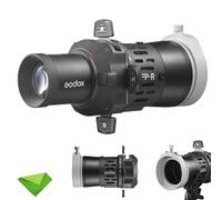 Godox FP-R-36 Flash Projector Attachment with 36° Lens, Built-in 4-Leaf Shutters, Support M-Size Gobos & Gel Filters, Compatible with Godox V1 V1Pro AD100Pro II, Professional Optical Shaper