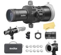 Godox FP-R-50 FP-R 50° Flash Projector for Round Head Flash Speedlite,Built-in 4 Leaf Shutters,360°Rotatable,EF Lens Mount,Attachment for Godox V1/V1 Pro/V100/AD100Pro/AD100Pro ll/AD200Pro/AD200Pro ll