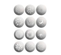 Godox GOBO Set SA-09 001 & 002 for S30 S60, Compatible with BFP & BLP Projection Attachment, Includes 12 PCS Pattern Discs (6 PCS per Set), Creative Lighting Pattern Kit