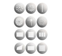 Godox GOBO Set SA-09 003 & 004 for S30 S60, Compatible with BFP & BLP Projection Attachment, Includes 12 PCS Pattern Discs (6 PCS per Set), Creative Lighting Pattern Kit