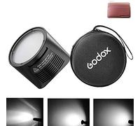 Godox H200R, AD200 Round Head Flash Extension, 200W Strong Power, Natural Light Effects, Lightweight and Portable Spiral Flash for Godox AD200,AD200Pro Pocket Flash Strobe