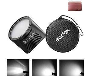 Godox H200R, AD200 Round Head Flash Extension, 200W Strong Power, Natural Light Effects, Lightweight and Portable Spiral Flash for Godox AD200,AD200Pro Pocket Flash Strobe