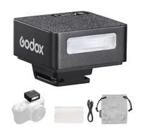 Godox iM20 Mini Camera Flash, Built-in Battery with 5 Levels Flash Power for Canon/Sony/Fuji/Nikon/Panasonic/Olympus, for Cameras with Single-Contact Hotshoe