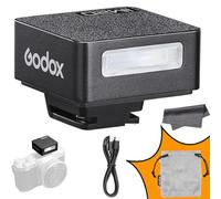 Godox IM20 Mini Flash Speedlite,Camera Flash GN10,440 Full-Power Flashes, 470mAh Battery,5 Power Levels,Compatible with Canon/Sony/Nikon/Fuji/Panasonic/Olympus/Pentax/Sony zv1/Sony zve10 /Ricoh gr3