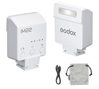 Godox iM22 Mini Camera Flash Speedlite (White)