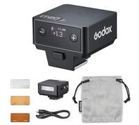 GODOX iT20 C/N/S/F/O iFlash TTL Camera Flash Light, 700+ Flashes & 1.5 s Recycling, 6 Stops (1/32 to 1/1 Power), Built in Battery with Magnetic Diffuser & Filter (Black, for Fuji)