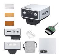 GODOX IT20 C TTL Mini Flash, IT20C Camera Flash with Spreader and Color Filter, Compatible with Canon EOS R RP R5 R6 R7 R5 Mark II R6 Mark II 90D 750D M50 M3 M6 Mark II