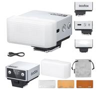 Godox iT20-F iT20 F Camera Flash Speedlite with White Diffuser 6 Power Levels 700 Flashes at Full Power TTL 1.5s Flash Recycle Times with Magnetic Colour Chip Hot Shoe for Fuji DSLR(Silver)