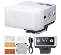 Godox iT20-F Mini TTL Flash with Diffuser for Fujifilm, On-camera Flash with Intuitive Screen, 1.5s Recycle, 700 Full Power Flashes, USB-C Charge Built-in Battery Portable Pocket Flash (Silver)