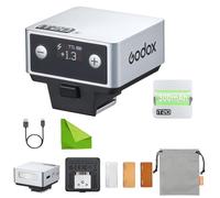 Godox iT20 Flash Speedlight for Sony - TTL Auto Lighting, 700 Shots Capacity, 1.5s Quick Recycle with Magnetic Color Filters (Sliver)