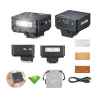 Godox iT20 N iT20-N TTL Flash for Nikon Cameras, 700 Full Power Flash, 1.5s Recycling Time, Built-in Lithium Battery, Mini Flash Speedlight with Color Filters (Black)