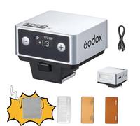 Godox iT20 N TTL Camera Flash Speedlight 700 Flash Time,1.5s Recycling Time with Magnetic Color Filters for Nikon Cameras (Silver, N)