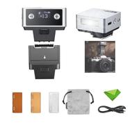 Godox iT20 O iT20-O with Hot Shoe Riser, TTL Flash for Olympus Panasonic, 700 Full Power Flash, 1.5s Recycling Time, Built-in Lithium Battery, Mini Speedlight with Color Filters (NO HSS, Silver)