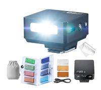 Godox iT20-R TTL Mini Flash for Ricoh GR III with MA01 Filter Kits, IT20R Compact On-Camera Flash, P-TTL Compatible, USB-C Rechargeable Battery, Magnetic Colour Filters Included