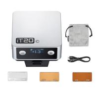 GODOX iT20C TTL Mini Camera Flash, 1.5s Recycling, 700 Flashes Built-in Lithium Battery with Magnetic Diffuser Filters Compatible with Canon (Silver)