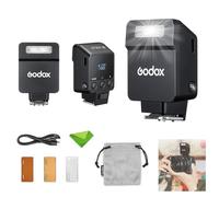Godox iT22 F iT22-F TTL Flash for Fuji Fujifilm, 700 Full Power Flash, 1.5s Recycling Time, Built-in Lithium Battery, Mini Flash Speedlight for Fuji Cameras with Color Filters (Black)