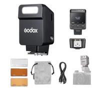 Godox iT22 F Mini Camera Flash for Fuji, Ultra-Compact Design, One-Touch M/TTL, Magnetic Diffuser & Color Filter, 700+ Flashes, 1.5s Recycling & Precise Power Control(Black)