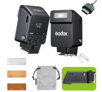 GODOX IT22 F TTL Mini Flash, IT22F Camera Flash with Spreader and Color Filter, Compatible with Fujifilm X-E5 X100VI XT5 XM5 XT30 II XT50 XS20 XS10 X-E4 X-T4 X-T30 GFX50R