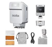Godox iT22 N Mini Camera Flash for Nikon, Ultra-Compact Design, One-Touch M/TTL, Magnetic Diffuser & Color Filter, 700+ Flashes, 1.5s Recycling & Precise Power Control(Silver)