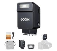 Godox iT22 S iT22S Flash Compatible for Sony, 700 Full Power Flashes, iT22 Mini TTL Camera Flash Strobe with Built in Lithium Battery Colour Filters & Spreader Compatible with Sony Camera