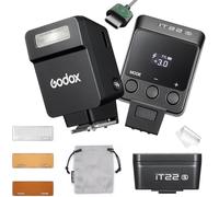 GODOX IT22 S TTL Mini Flash, IT22S Camera Flash with Spreader and Color Filter, Compatible with Sony ZV-E10 a7IV a6400 a6700 a7III a7CII a6000 a7C a6100 ZV-1 a6500 RX10 ZV-E10 II