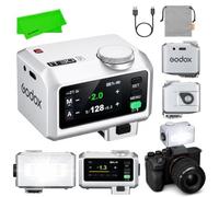 Godox iT30 Pro F Mini Camera Flash for Fujifilm - 2.4G Wireless HSS 1/8000s, TTL Auto Exposure, 2.8" Touchscreen & Dial, Compatible with X100VI,X100V,X-T5,X-T4,X-S20,X-E4,XM5,X-T30 II,X-Pro3(Silver)